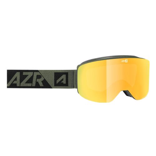 AZR Masaue de Ski Galaxy OTG Noir Mate 2 écrans Yellow S3 + Yellow S0