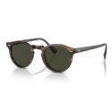 Oliver Peoples Gregory Peck Sun Tortoise Brown Crystal B15 Mirror