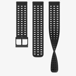 Suunto Bracelet 22mm Athletic 2 Silicone Strap All black S+M