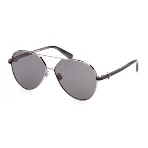 Moncler ML0263 Shiny Light Ruthenium - Grey