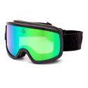 MonclerTerrabeam Masque de Ski Noir Green Mirror Cat 3