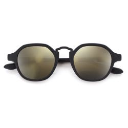 Moken Eyewear The Brend Black/Gold Polarized