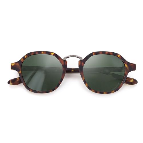 Moken Eyewear The Brend Tortoise/Green Polarized