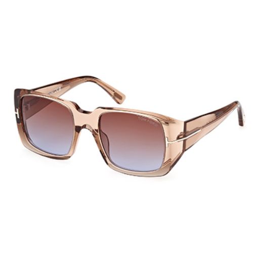 Tom Ford Ryder-02 Shiny Light Brown Smoke Brown Cat 2