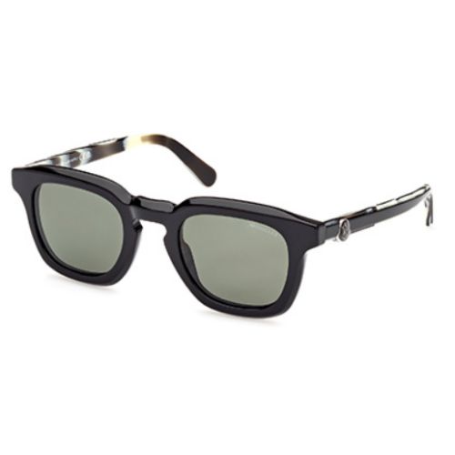 Moncler GRADD ML0262 Black and White Grey Polarized