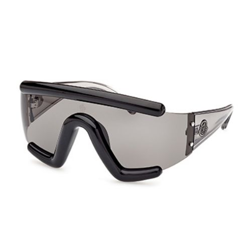 Moncler LANCER ML0253 Bright Black Grey Lenses