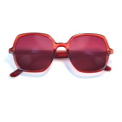 Moken Monique Red Grey Purple Mirror Polarized Lenses