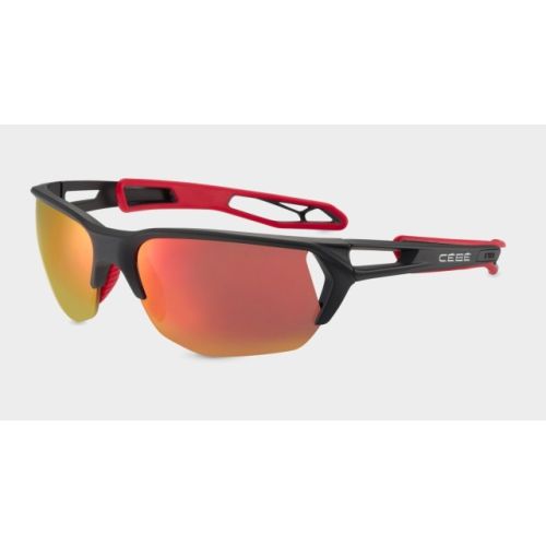 Cebe S'Track Ultimate L Black Red Matte - Zone Grey Red Cat 3 + Zone Clear Cat 0