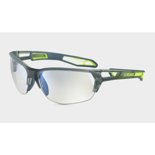 Cebe S'Track Ultimate M Translucent Good Grey Acid Lime Matte - Zone Vario Grey Blue Cat 0-3