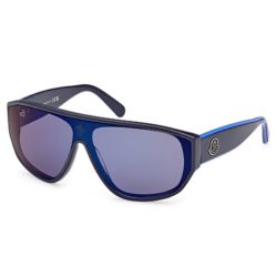 Moncler Tronn ML0260 Blue Bright Blue Mirror