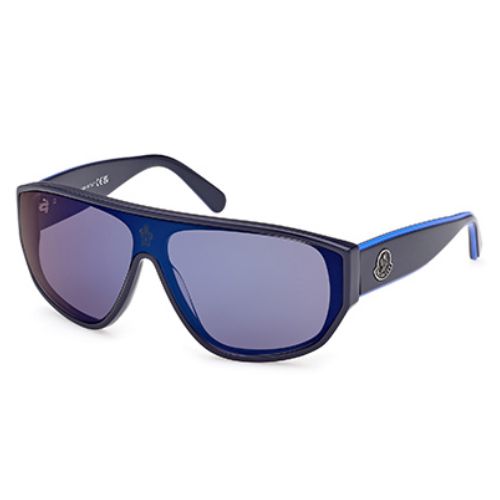 Moncler Tronn ML0260 Blue Bright Blue Mirror