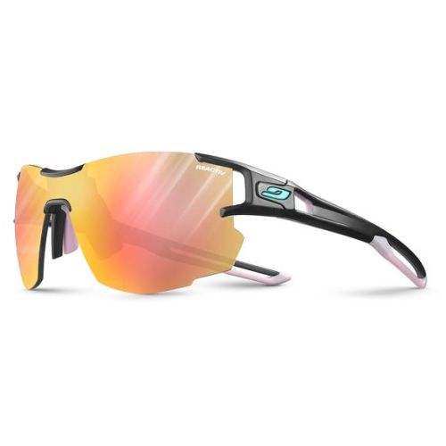 Julbo Aerolite Noir Mat Translucide/Rose Pastel- Reactiv Performance 1-3 Amplifier