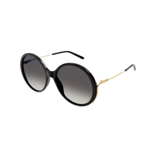 Chloé CH0171S Black Gold Grey Lenses