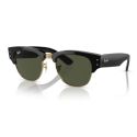 Ray-Ban RB0316S Mega Clubmaster Black on Arista Green Lenses Cat.3