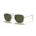 Ray-Ban Franck Legend RB3857 Gold Green Polarized