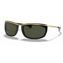 Ray-Ban The Olympian I Noir / Or Vert Classique G-15