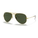 Ray-Ban Aviator Classic Gold Crystal Green