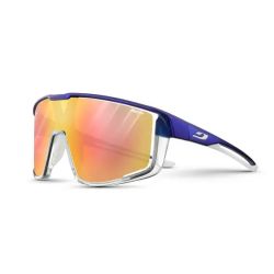 Julbo Fury Collection Groupama - FDJ - Métallisé Bleu Métal/Cristal Reactiv 1-3 Light Amplifier