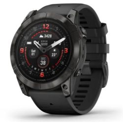 Garmin Epix Gen.2 51mm Sapphire Titane Carbon Grey DLC avec bracelet noir