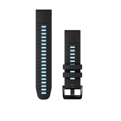 Garmin Bracelet Fénix QuickFit Silicone Black/Blue - 22mm