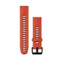 Garmin Bracelet Fénix QuickFit Orange/Black Silicone - 20mm