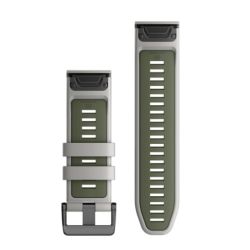 Garmin Bracelet Quickfit Grey/Green Silicone - 26mm