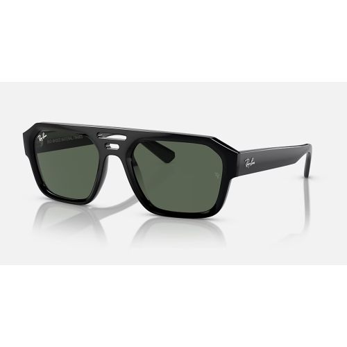 Ray Ban Corrigan RB4397Black Dark Green Lens