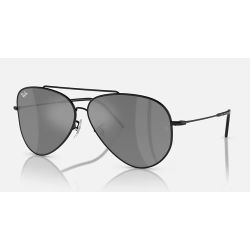 Ray-Ban Aviator Reverse Silver Dark Grey Mirror