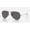 Ray-Ban Aviator Classic Large Rose Gold Dark Grey