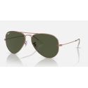 Ray-Ban Aviator Classic Large Gunmetal Crystal Green Polarized