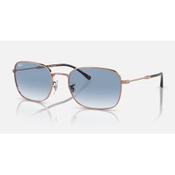 Ray-Ban RB3706 Rose Gold Clear Gradient Blue