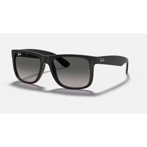 Ray-Ban Justin Rubber Black Grey Gradient 