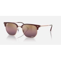 Ray-Ban New Clubmaster Havana on Gunmetal Clear Gradient Brown