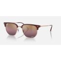 Ray-Ban New Clubmaster Bordeaux On Rose Gold Polar Wine