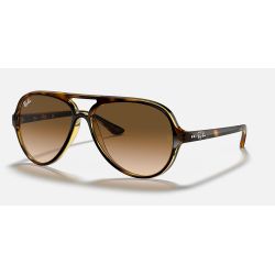 Ray-Ban Cats 5000 Light Havana Clear Brown Gradient