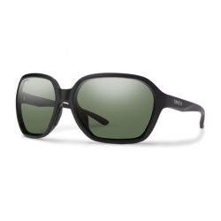 Smith Whitney Matte Black Chromapop Polarized Gray Green