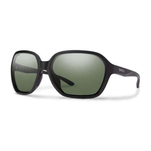 Smith Whitney Matte Black Chromapop Polarized Gray Green