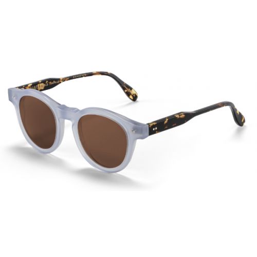 PANTOS Paris Bold Edition Milk Blue & Tortoise Yellow - Brown Organic Lenses