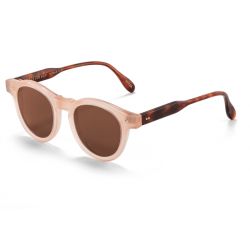 PANTOS Paris Bold Edition Milky Pink & Light Tortoise - Brown Organic Lenses