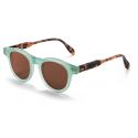 PANTOS Paris Bold Edition Milky Green & Tokyo Tortoise - Brown Organic Lenses