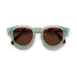 PANTOS Paris Bold Edition Milky Green & Tokyo Tortoise - Brown Organic Lenses