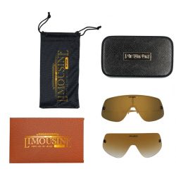 Pit Viper Limousine The Gold Standard Gold/Gold Revo Polarized Cat.3 + Smoke Gold Lens Cat.1