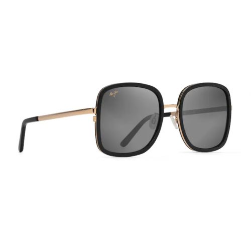 Maui Jim Pua Black With Gold - Neutral Grey