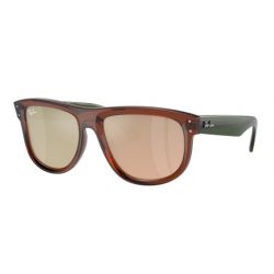 Ray-Ban Boyfriend Reverse Transparent Light Brown Dark Brown Mirror Cat.3