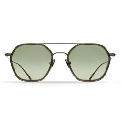 Brett Phil Sun Titanium Khaki - Green Polarized Lenses