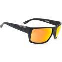 Mundaka Lunette de Soleil Allion Matte Black Red Mirror Lenses