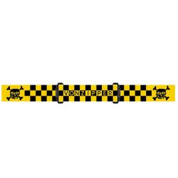 VonZipper Trike Caution Tape Yellow / White - Wildlife Blackout
