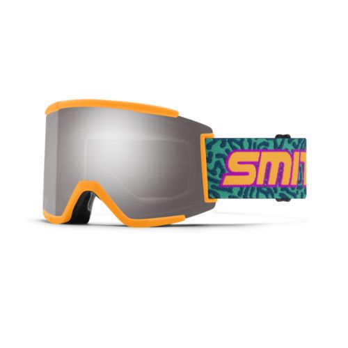 Smith Squad XL Neon Wiggles Archive 2 écrans ChromaPop Sun Platinium Mirror & ChromaPop Storm Blue sensor Mirror