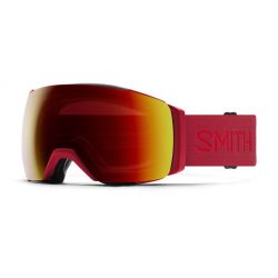 Smith I/O MAG XL Crimson 2 écrans ChromaPop Sun Red Mirror & ChromaPop Storm Yellow Flash