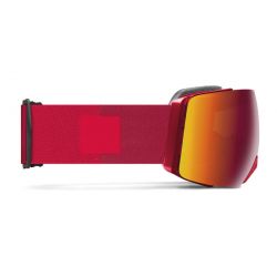 Smith I/O MAG XL Crimson 2 écrans ChromaPop Sun Red Mirror & ChromaPop Storm Yellow Flash